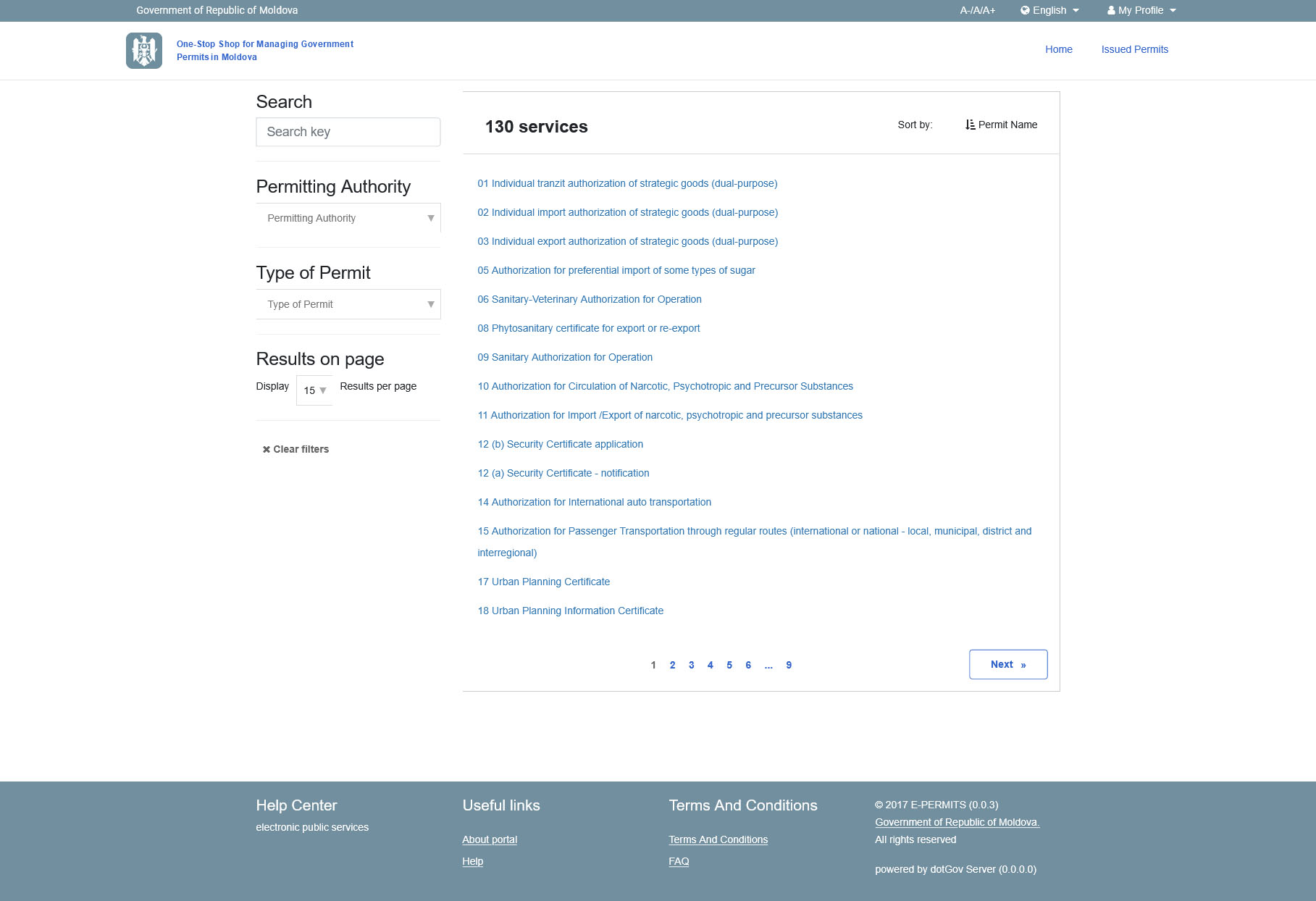 Mechanism for Management and Issuance of Permits (MMIP)